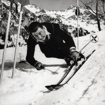 Karl Molitor, der Rekordsieger am Lauberhorn